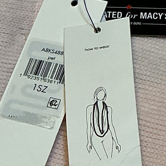 Calvin Klein Pink/Grey Flip-Top Glove Mittens and Infinity Scarf Gift Set NWT - Picture 8 of 9